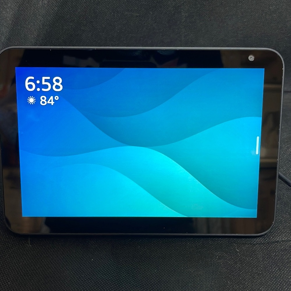 Amazon, Echo show 8 Alexa Smart display speaker, C7H6N3 charcoal